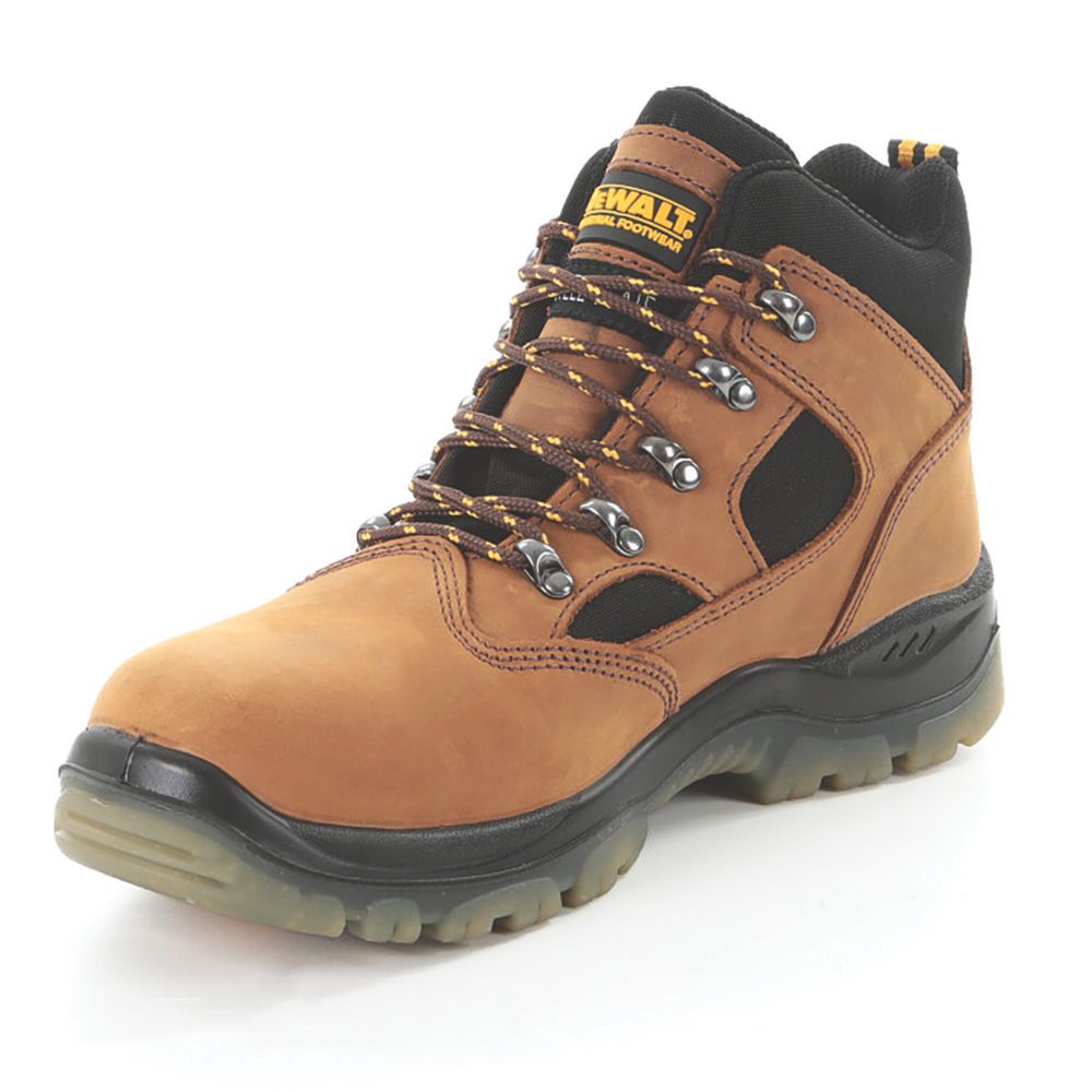DeWalt Challenger Size 9 Brown Waterproof Steel Toe Cap Safety Boots