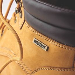 Site Savannah Size 9  Tan Waterproof Steel Toe Cap Safety Boots