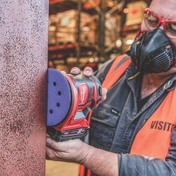 Trend  AB/125/M6 60, 120 & 240 Grit 8-Hole Punched Wood, Paint, Plastic, Filler, Plaster & Metal Random Orbital Sanding Discs 125mm 6 Pack