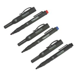 TRACER  Medium Tip Mixed Colours Permanent Marker 3 Piece Set