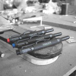 TRACER  Medium Tip Mixed Colours Permanent Marker 3 Piece Set