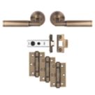 Carlisle Brass Belas Door Handle Pair Antique Brass