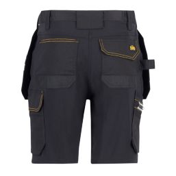 Site Kilani Womens Shorts Black/Grey Size 10