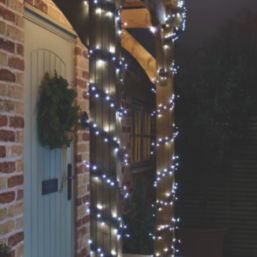 1500 LED Indoor & Outdoor Ice White Compact String Christmas Lights
