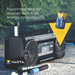 Varta Longlife Power D 1.5V Alkaline Batteries 4 Pack