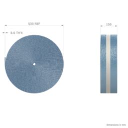 JG Speedfit JGUFHEDGE Edge Insulation Roll 150mm x 25m