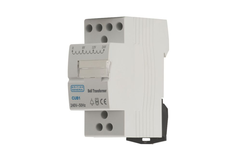 British General Fortress 824V AC 8VA Bell Transformer Module Screwfix