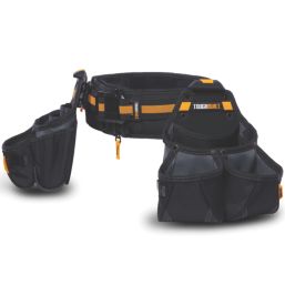 Toughbuilt ClipTech 3-Piece Tradesman Tool Belt Set 32-48" Black