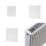 Flomasta 600mm x 400mm 2333BTU White Type 22 Convector Radiator