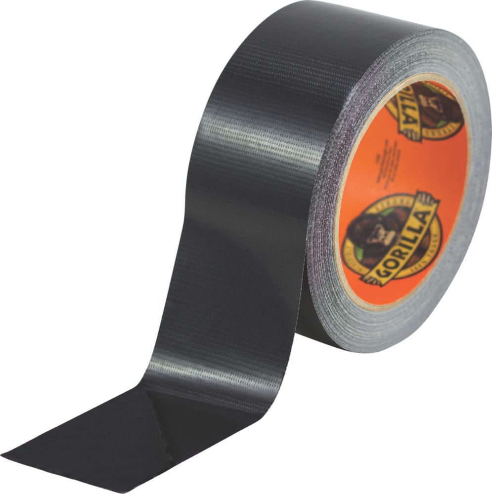 Gorilla Glue Cloth Tape 48 Mesh Black 11m x 48mm Screwfix