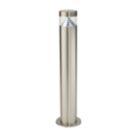 Inca 501mm Outdoor LED Post Light Brushed Stainless Steel 2.5W 280lm