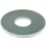 Easyfix Steel Large Flat Washers M5 x 1.2mm 100 Pack
