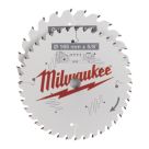 Milwaukee  Wood Circular Saw Blades 165mm x 15.87mm 24/40T 2 Pieces