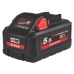 Milwaukee M18 HB5.5 18V 5.5Ah Li Ion RedLithium High Output