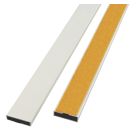 Firestop  Fire Door Intumescent Strips White 15mm x 4mm x 2100mm 10 Pack