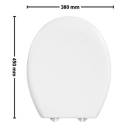 ETAL Comite Soft-Close with Quick-Release Toilet Seat Composite High-Polished Gloss White