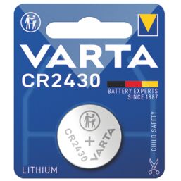 Varta CR2430 3V Coin Cell Lithium Battery