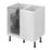 Essentials Anthracite RH Corner Pull-Out Storage 800mm