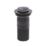 Top-Fix Unslotted Push Button Basin Waste Matt Black 60mm
