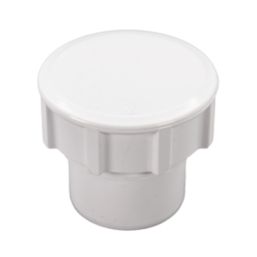 FloPlast  ABS Access Plugs White 32mm 5 Pack