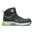 Solid Gear Sonar Mid Size 10.5  Black / Green Water-Resistant  Safety Boots