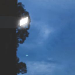 4lite Advantage Outdoor LED Floodlight With PIR Sensor Black 10W 850lm