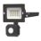4lite Advantage Outdoor LED Floodlight With PIR Sensor Black 10W 850lm