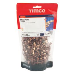 Timco Clout Nails Self-Finish Copper 2.65mm x 38mm 1kg Pack
