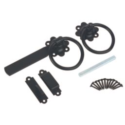 GateMate Ring Gate Latch Black 150mm