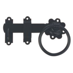 GateMate Ring Gate Latch Black 150mm