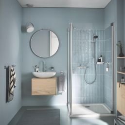 Grohe Precision Trend HP Rear-Fed Exposed Chrome Thermostatic Shower Mixer Set