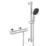 Grohe Precision Trend HP Rear-Fed Exposed Chrome Thermostatic Shower Mixer Set