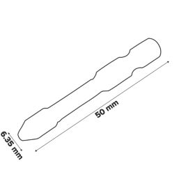 Erbauer  1/4" 50mm Hex Shank PH2 Screwdriver Bits 15 Pack