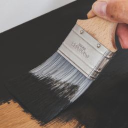 Fortress Trade 1Ltr Black Gloss Water-Based Trim Paint