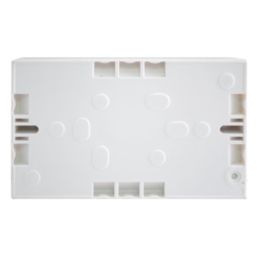 British General 900 Series 2-Gang Surface Pattress  Back Boxes 29mm 5 Pack