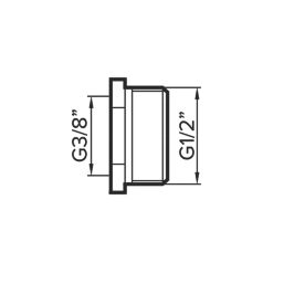 Flomasta Bush 1/2" x 3/8"