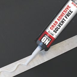 No Nonsense  Solvent-Free Grab Adhesive White 310ml