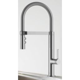 Turin  Pull-Out Spray Mono Mixer Kitchen Tap Chrome