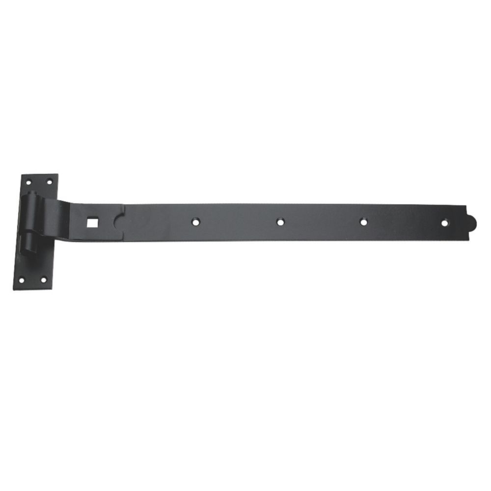 Smith & Locke Black Powder-Coated Cranked Gate Hinge Hook & Band 165mm ...