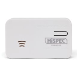 Hispec HSA/BC/10-TP  Battery Standalone Carbon Monoxide Alarms with Safespec Data Extraction 2 Pack