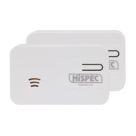 Hispec HSA/BC/10-TP  Battery Standalone Carbon Monoxide Alarms with Safespec Data Extraction 2 Pack
