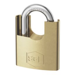 Smith & Locke  Brass   Closed Shackle  Padlock 50mm