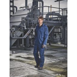 General Purpose Coverall Navy Blue 2X Large 60.5" Chest 31" L