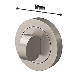 Smith & Locke Lormel Standard WC Thumbturn Set Satin Nickel 50mm