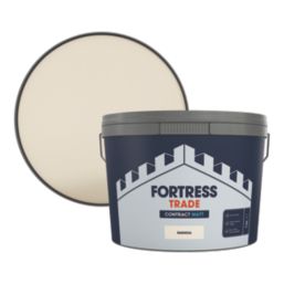 Fortress Trade Contract 10Ltr Magnolia Matt Emulsion  Paint