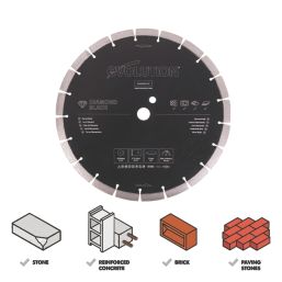 Evolution D300SEG-CS Masonry Segmented Diamond Blade 300mm x 22.2mm
