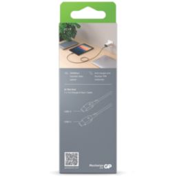 GP Batteries USB-C to USB-C Charging Cable 1m