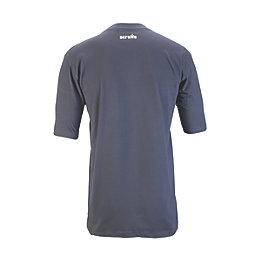 Scruffs  Short Sleeve Worker T-Shirt Navy Medium 42 1/2" Chest
