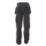 DEWALT Memphis Work Trousers Grey/Black 32" W 33" L