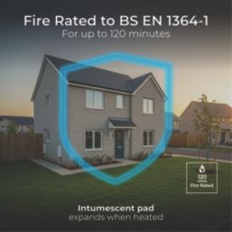 British General  Fire Rated 2-Gang Dry Lining  Box 35mm